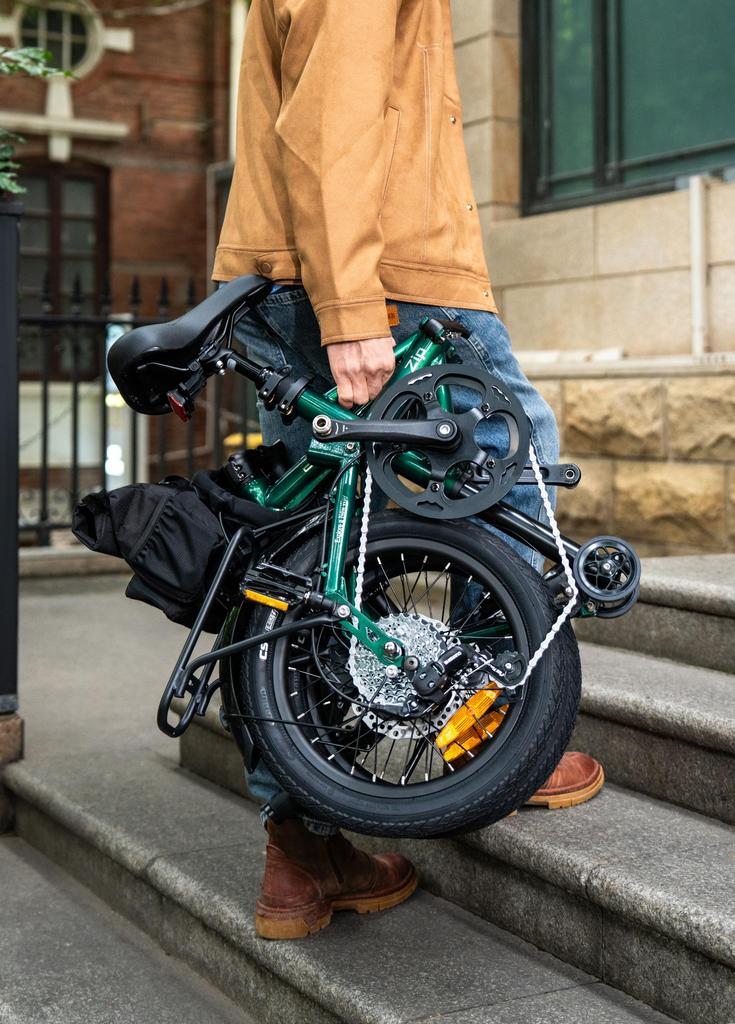 Electric Bicycle Engwe Zip 16" Tire 250W Motor Foldable Urban Commuter Electric Bike 36V 10Ah Hydraulic Disc Brakes Max Range 80Km 7 Speed