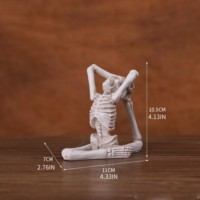 Скульптура Черепа Хэллоуинский Декор Аутентичное Изделие из Смолы Идеально Для Вечеринок И Сувениров