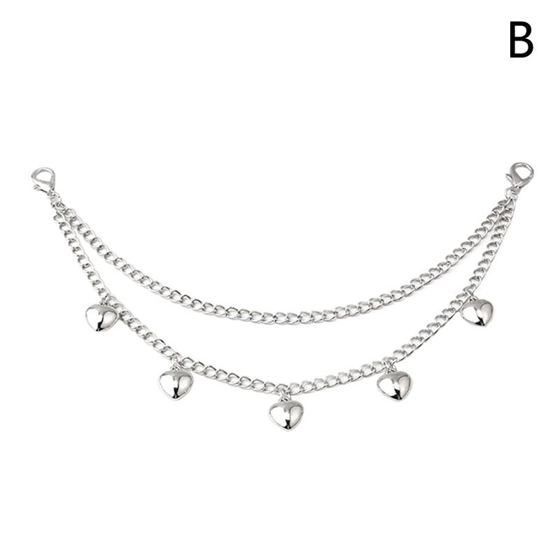 Diy Личность Бабочка Сердце Звезда Подвеска Сумка На Ремне Металлической Цепи
