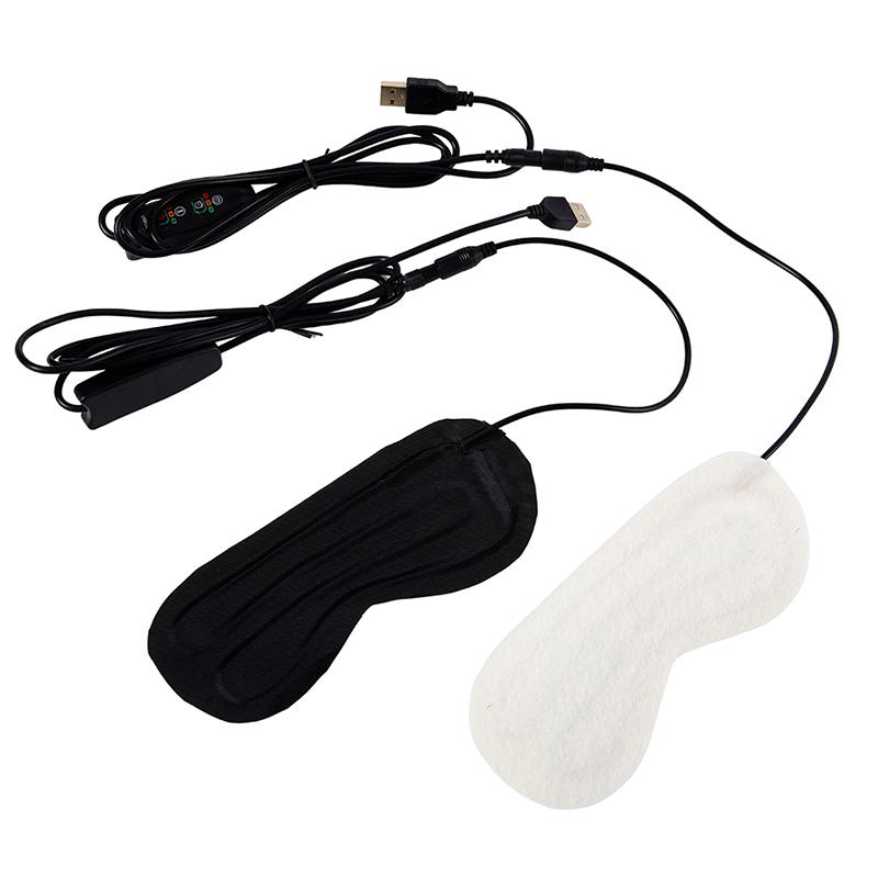 Usb Подогреваемая маска для глаз Компресс для глаз Грелка Маска для сна для снятия усталости