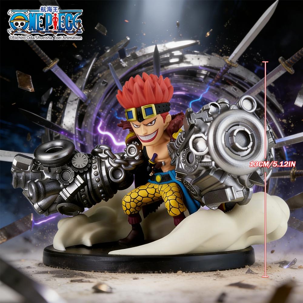 1 шт. Официальная фигурка Юстасса Кида из One Piece Лучший подарок для фанатов аниме Игровая комната Настройка рабочего стола Аниме Декор для стола Коллекционный предмет