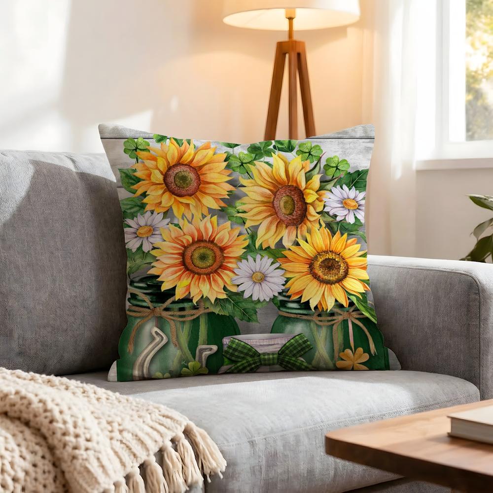 Holiday St. Patrick'S Day Cushion Cover 1Pcs Decorative Covers Soft Cushion Case For Sofa Couch Decor 40X40 45X45 Pillowcases