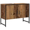 Wall Mounted Bathroom Furniture Set 2 pcs Brown Particleboard