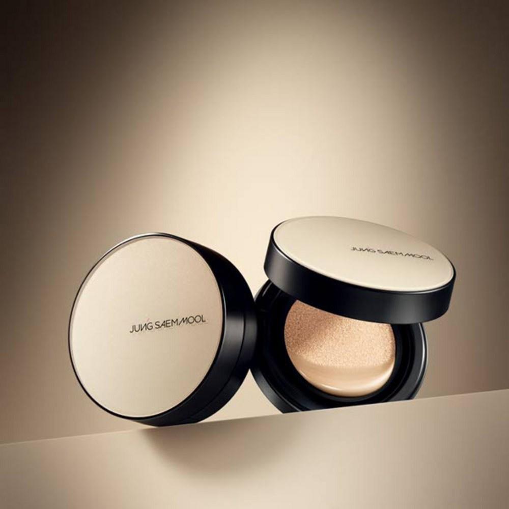 JUNGSAEMMOOL Essential Skin Nuder Кушон (5 подушечек для макияжа Sujeong + сумка для покупок), Нет, Enlight