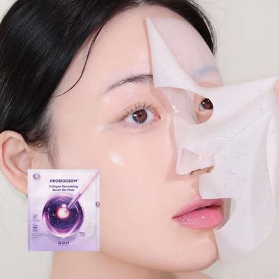 BIOHEAL BOH Probioderm Коллагеновая Моделирующая Сыворотка-Гель Маска-Лист 5+1шт Специальный Набор – Увлажняющая, Укрепляющая, Антивозрастная K-Beauty