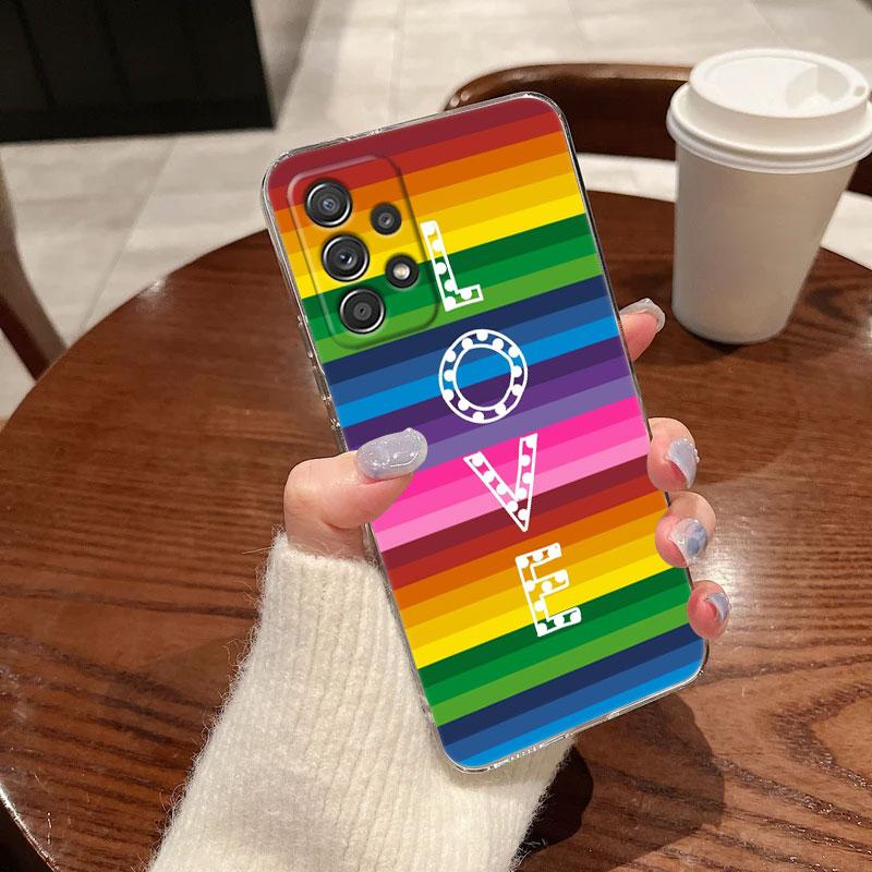 Gay Pride Flag Lesbians LGBT Phone Case For Samsung Galaxy A56 A57 A37 A55 A54 A36 A35 A26 A25 A16 A17 A07 A52 A34 A73 A53 Cover