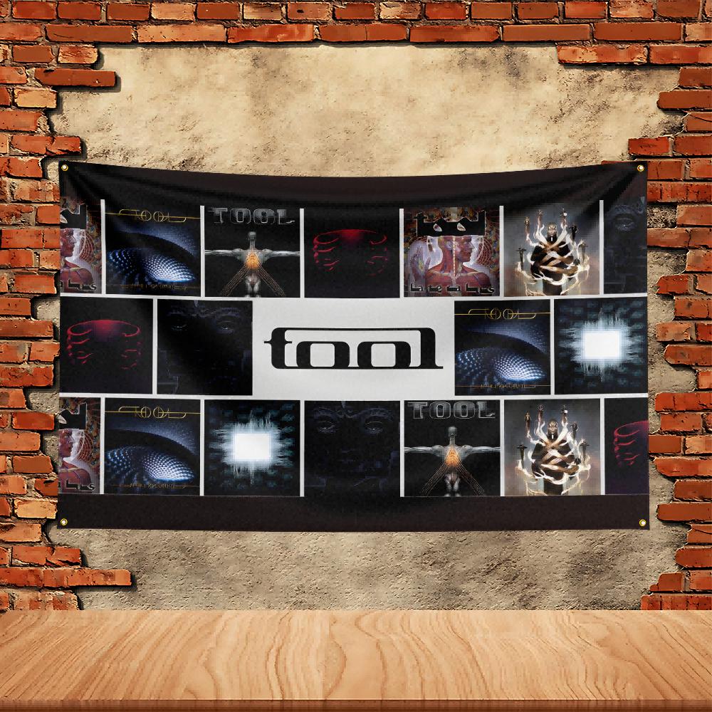 Tool Band Party Flag Polyester Printed Flag Banner Tapestry for Garden Garage Decoration Concert Flag