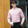 Spring and Autumn New White Shirt Men's Long Sleeve Non Ironing Shirt Business Slimming Youth Thin Top