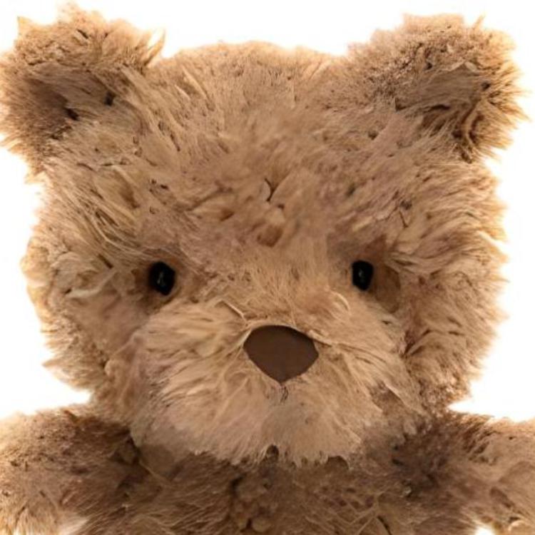 Jellycat Серия Медведи Животное Медведь Рельефная Кукла Коричневая Плюшевая Кукла Высотой 25 см