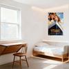 Металлический постер фильма Титаник, винтажный ретро настенный декор с дизайном обнимающейся пары для украшения дома, бара, мужской пещеры