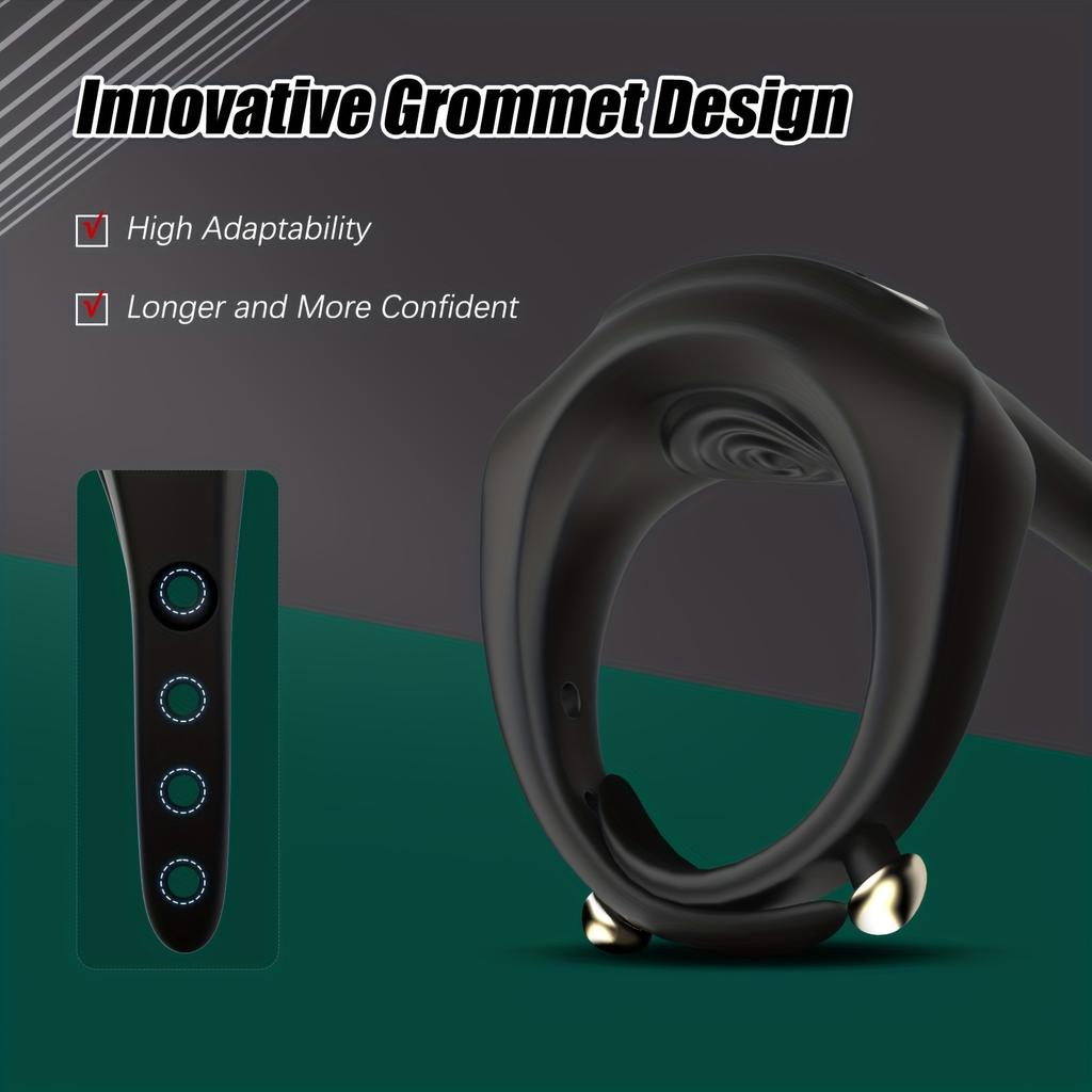 1pc Penis Ring Vibrator, Anal Plug Male Prostate Massager, Delayed Ejaculation Locking Penis Ring, Testicle Massage Stimulator