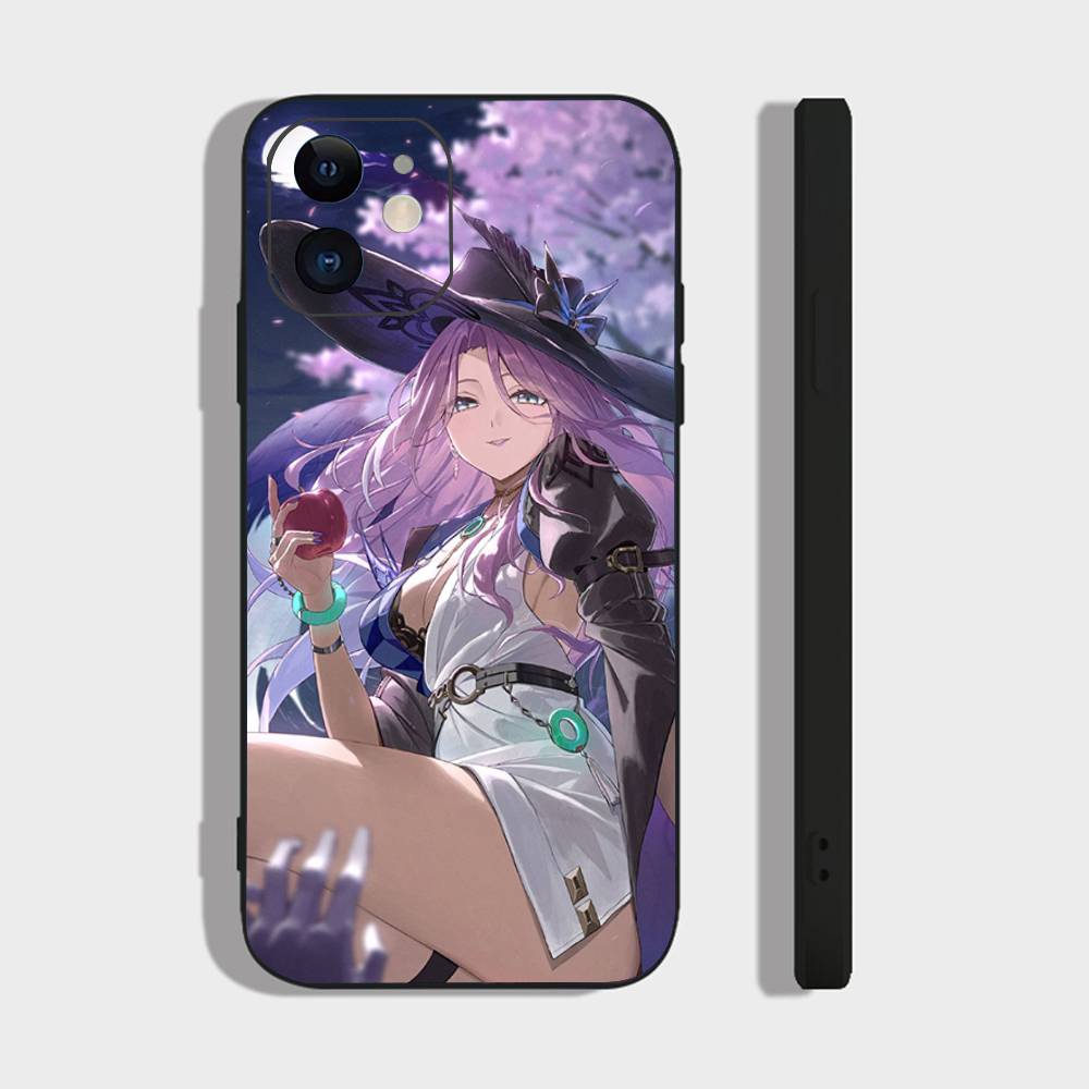 Jade Honkai Star Rail Anime Phone Case For IPhone 17 Air 16 15 14 13 Pro Max 11 12 Black Silicone Cover