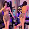 Sexy Underwear Sexy Perspective Suspender Free Bright Nightclub Girl Pure Desire Suspender Dress Set