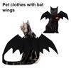 Кошачьи крылья летучей мыши Домашний питомец Костюм на Хэллоуин Реквизит для фотографий Косплей Черные крылья летучей мыши для кошек и собак Аксессуар для переодевания на вечеринку Хэллоуина
