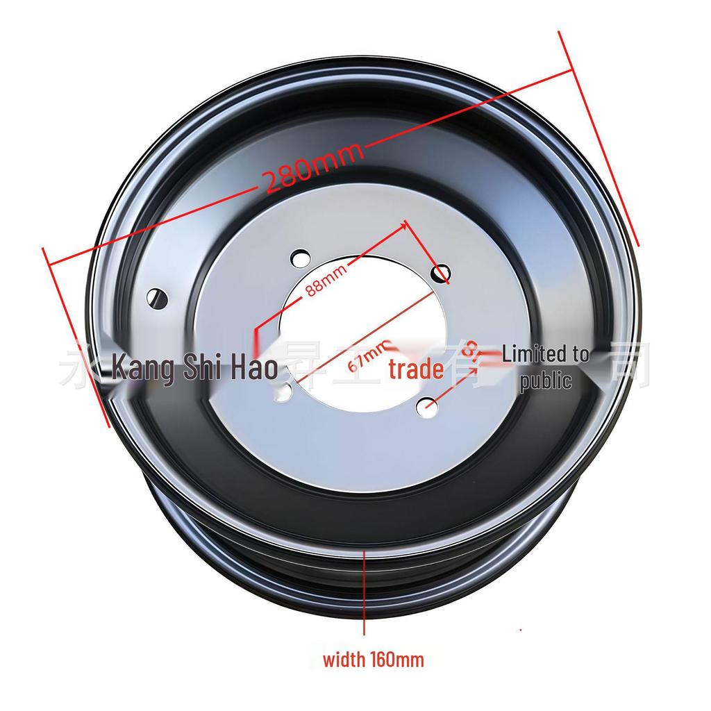 Пляжная шина для квадроцикла 23x7-10 и диск 22x10-10 для 4-колесного карта с 4-отверстиями
