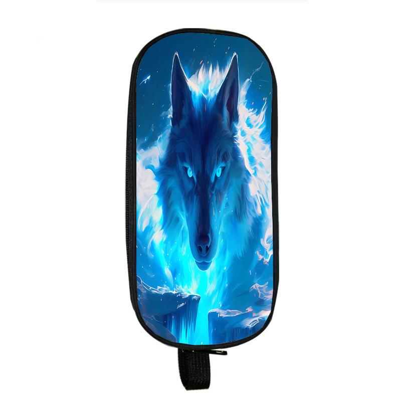 Капибара, кошка, собака, пеналы, лошадь, тигр, панда, пенал, сумка с волком, держатель, коробка для девочек, офисный студенческий органайзер, канцелярские принадлежности, школьные принадлежности