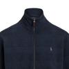 Polo Ralph Lauren FW23 Однотонная вязаная куртка с вышивкой логотипа Мужские куртки Темно-синий MNPOKNI16823155-410