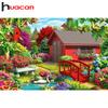 Huacan алмазная живопись полная квадратная дрель сельские стразы картины Алмазная вышивка распродажа живописная вышивка крестиком мозаика подарок