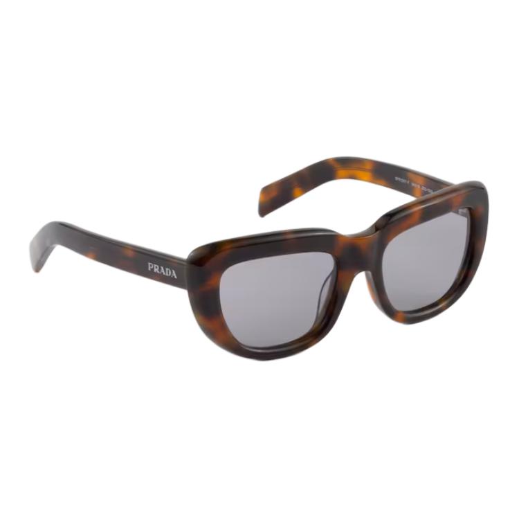 Prada Logo Design Acetate Square Sunglasses Women sunglasses Tortoiseshell SPRD07_E20D_FE50Q_C_053