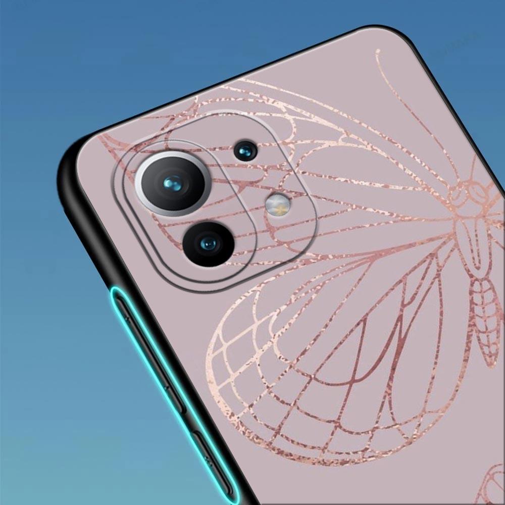 Розовые Блестящие Сердца Трава Лист Для Xiaomi 15 Ultra 11T 12T 13T 14T Pro Чехол для Телефона Mi POCO X7 M7 F7 Pro F5 F6 X3 X5 X6 Обложка