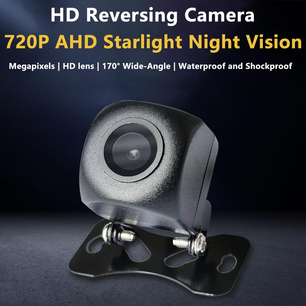12V Car AHD Starlight Night Rear View Camera Vision IP68 Waterproof  Car Camera 1280 HD Image Reversing Camera with Parking Line