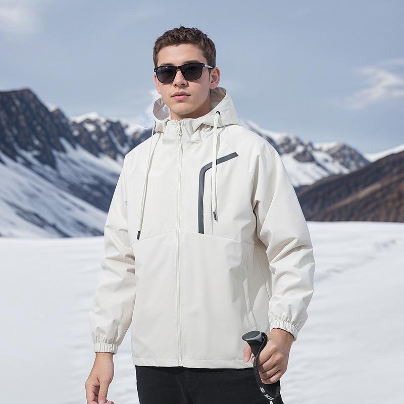 Осенняя новая повседневная куртка с капюшоном, мужская трендовая модная повседневная универсальная куртка, ветрозащитная куртка для мужчин