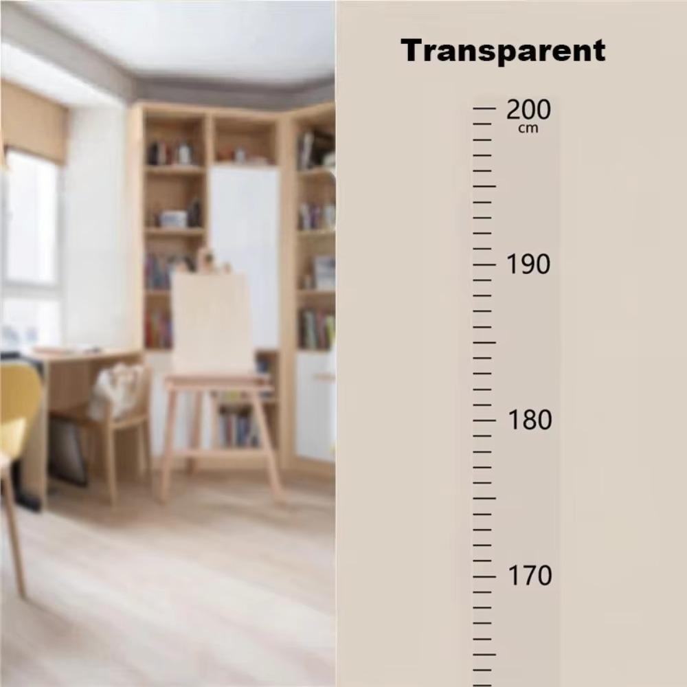 2-Meter Height Growth Chart Transparent Measuring Ruler Living Room