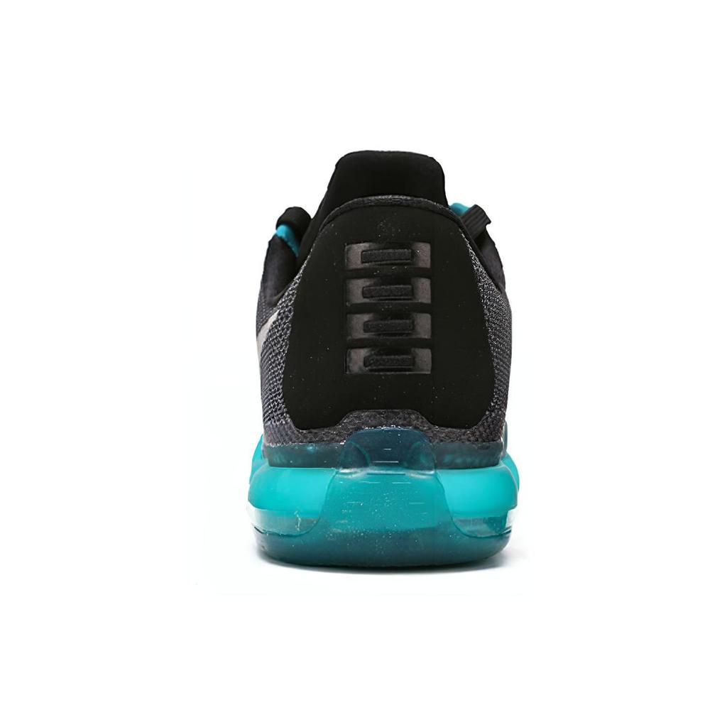 Nike Kobe 10 Liberty Kobe Шнуровка Нескользящие Легкие Низкие Высокопроизводительные Баскетбольные Кроссовки Мужские Черный Ледяной Зеленый 745334-002