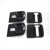 For Hyundai Grand Starex H-1 i800 2018   ABS Chrome Carbon Exterior Side Door Handles door door Bowls Frame Cover Trim