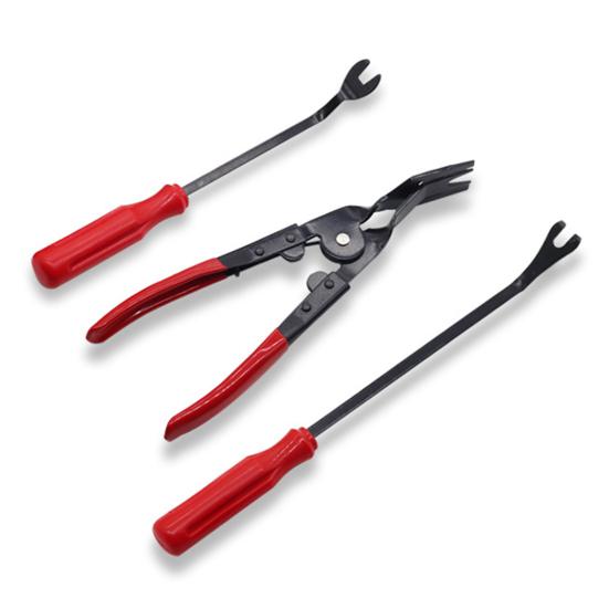 Car Clip Removal Tool Set Fastener Remover Pliers with Storage Bag Panel Trim Rivet Removal Tool Auto Retainer Clip Remover