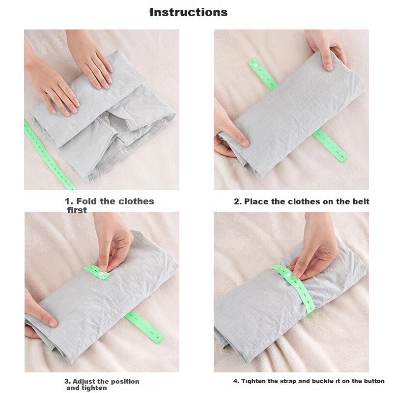 Xinqin Elastic Band, Luggage Packing Strap, Clothes Storage Organizer, Pants Leg And Curtain Binding Strap, 40 Pieces Per Pack