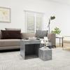 VidaXL Nesting Tables, 3 Pcs Concrete Grey Chipboard