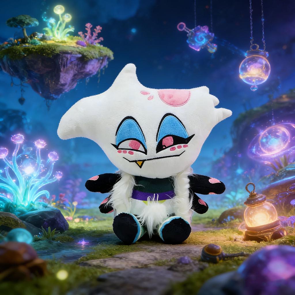 Новая игра Hazbin Hotel, креативные плюшевые куклы-аксессуары с Ангелом Дастом