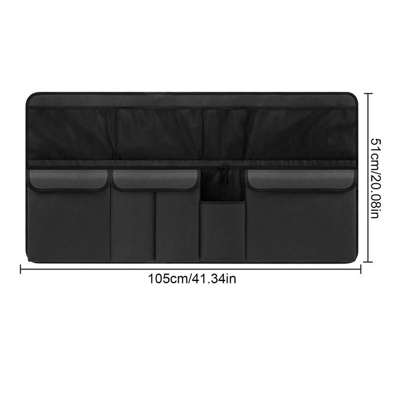 Trunk Organizer For Car Auto Grocery Storage Holder Large Waterproof Trunk Organizer With Multiple Dividers For Diaper Snack