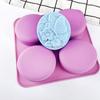 Handmade 6 Cavities DIY Craft Cake Mould Soaps Supplies Pudding Candy Mold Silicone Soap Mold
