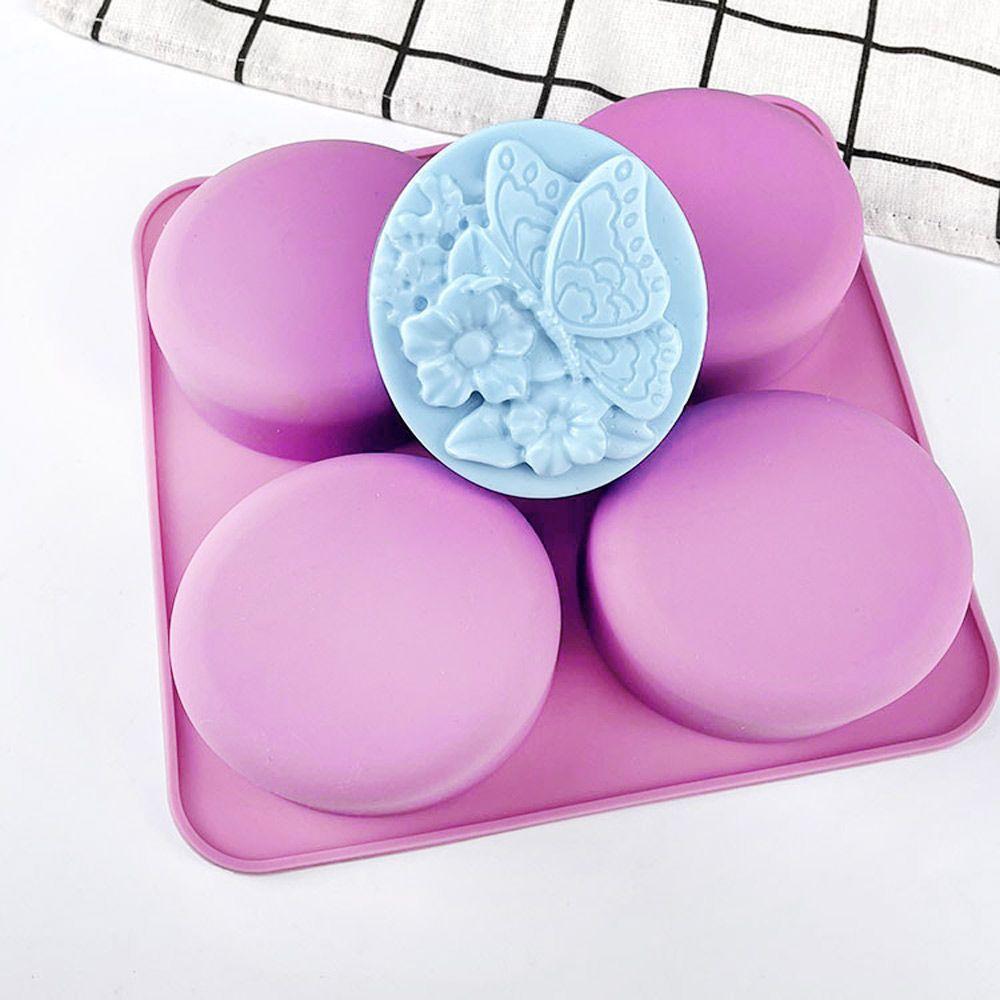 Handmade 6 Cavities DIY Craft Cake Mould Soaps Supplies Pudding Candy Mold Silicone Soap Mold