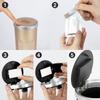 Pressing Type Car Trash Bin Can with Lid Car Interior Rubbish Bag Auto Garbage Container  for Auto