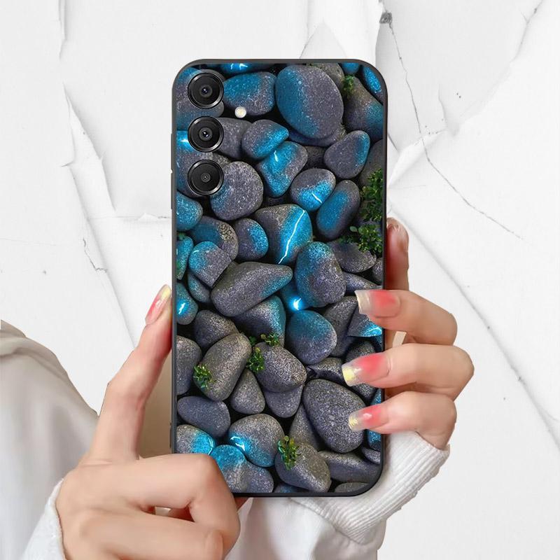Для Samsung Galaxy A56 5G Чехол Милый Мультяшный Мягкий ТПУ Силиконовый Чехол Для Galaxy A26 A36 A 56 Чехлы Для Телефона GalaxyA56 Черные Coques