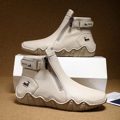 Высокие повседневные туфли для женщин, удобная рабочая обувь, зимняя нишевая удобная рабочая обувь, модная и универсальная, мягкая подошва, повседневная