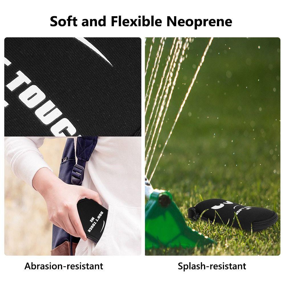 Soft Sunglasses Case Durable Reading Glasses Case Fashion Zipper Glasses Pouch  for Men and Women