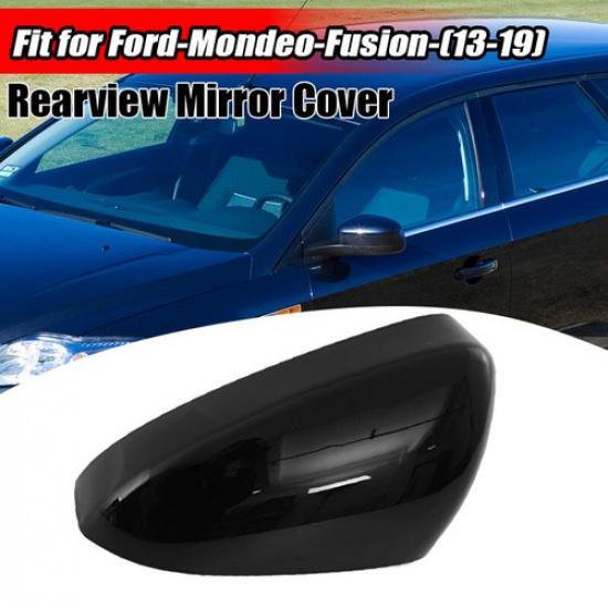 Front Left Driver Side Mirror Cover Cap Shell Primed For 2013-2019 Ford Fusion