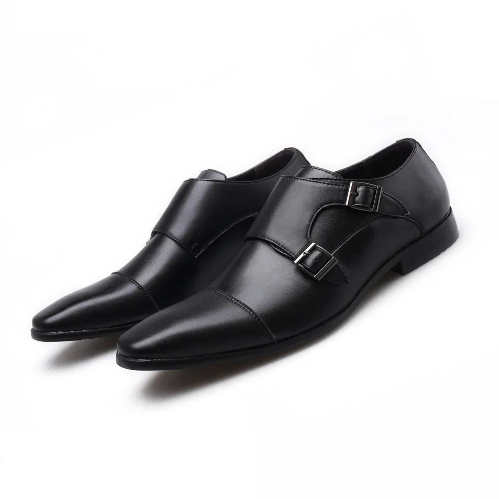 Former Men Shoe PU Leather Shoes for Men Luxury Plus Size Party Office Business Casual Shoes Loafers Zapatos De Vestir Hombre