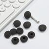 10pcs Comfortable Ear Pads Headphones Black Headset Cushion Soft Foam Earphone Sponge
