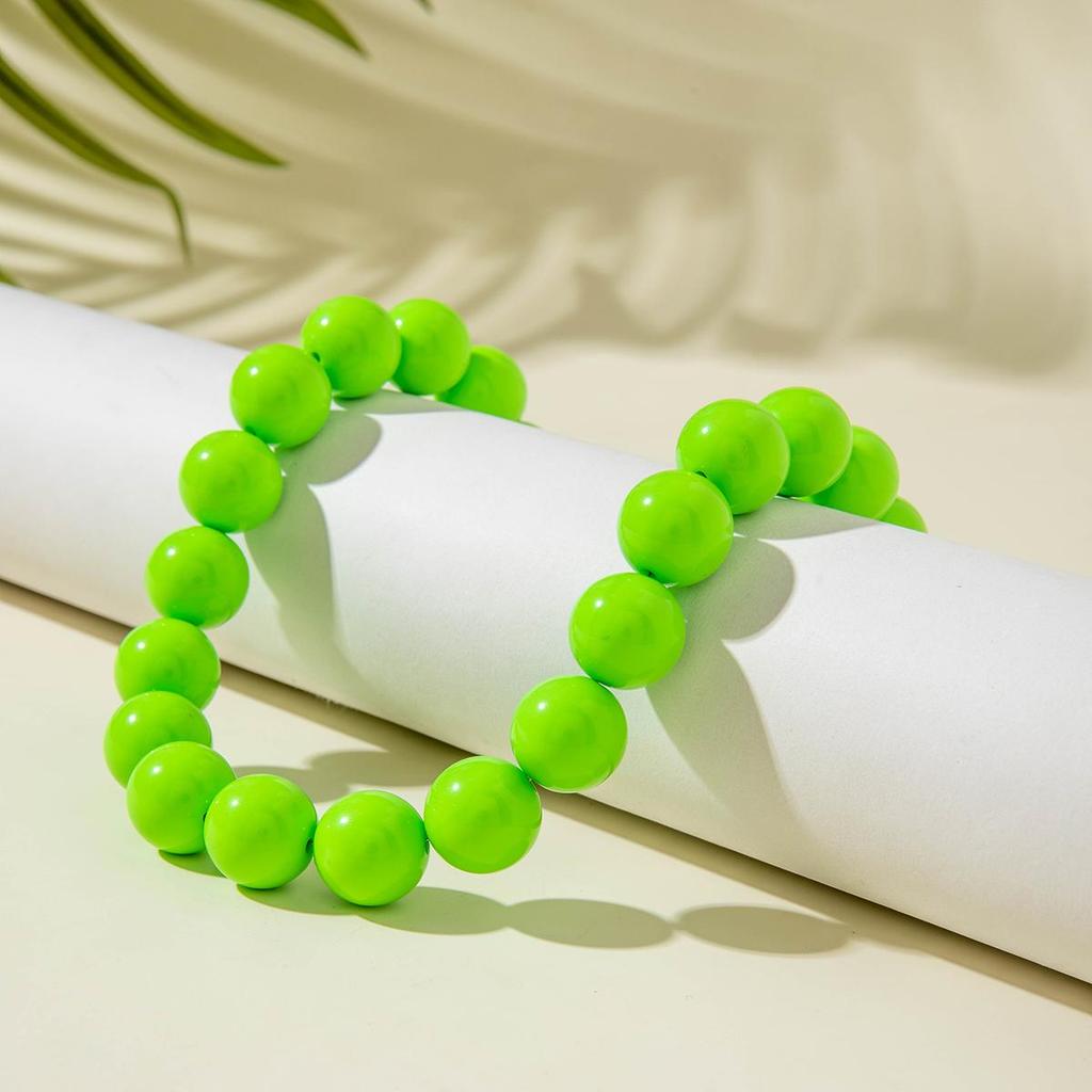 Летнее богемное допаминовое красочное преувеличенное ожерелье из бисера для женщин, ювелирные изделия, индивидуальное ожерелье-чокер для пляжного отдыха