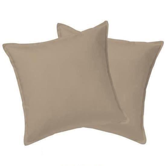 Duvet Cover - HOMEROKK - 240x260cm - 100% Cotton - 2 Pillowcases - Light Taupe