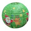 Christmas Decoration Hanging Pendant Not Easy To Deform Xmas Hanging Decoration Round Paper Lantern Christmas Themed For Walls