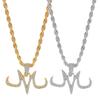 Dark Magician Babidi's Personalized Hip Hop Pendant Set with Zircon Hip Hop Necklace