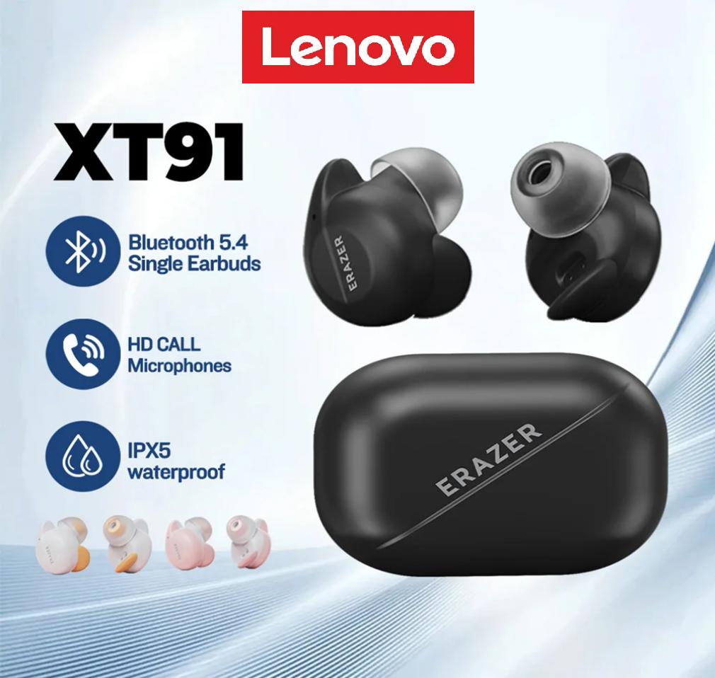 Lenovo ERAZER XT91 TWS Wireless Headmallphones Bluetooth 5.4 Earbuds Sport Earphone HIFI Sound Quality Noise Reduction with Mic