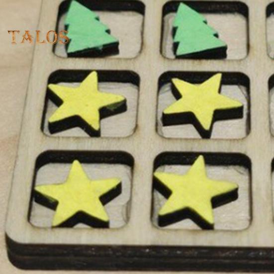 Рождественская шахматная настольная игра с 5 деревьями 4 звезды тренировка логического мышления 2 игрока дети взрослые обучающая мини шахматная доска игрушка малыши мальчики девочки