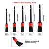 12PCS Car Detailing Brush Kit Auto Soft Bristle Interior Exterior Cleaning Brush Dashboard Wheels Air Vents Cleaning Tools